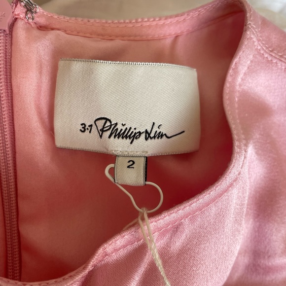 Ballet Pink Philip Lim Twist Front Blouse - Picture 3 of 5